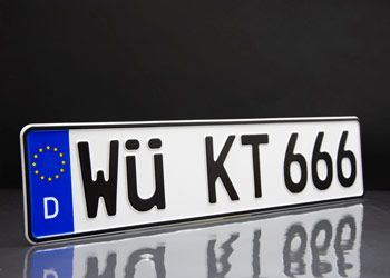 Autokennzeichen & KFZ-Kennzeichen ab 4,90€ bestellen