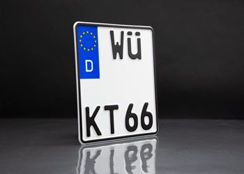 Motorradkennzeichen